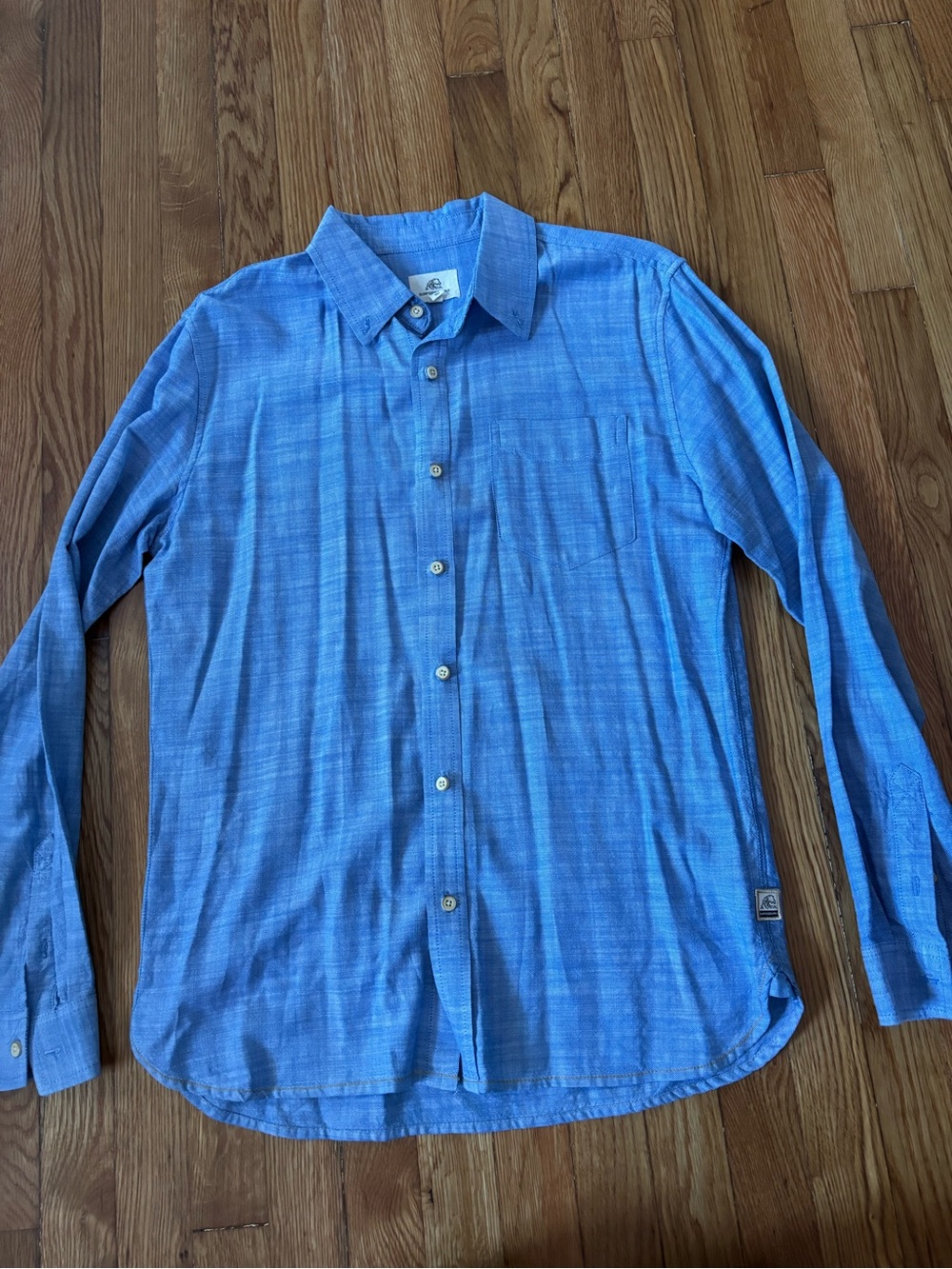 Surfside Supply Blue Button Front Shirt
